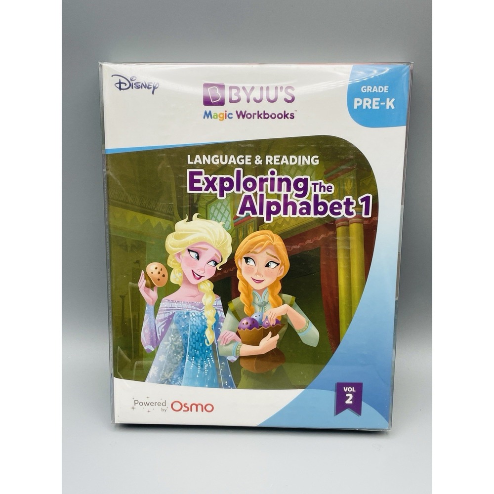 Byjus Disney Magic Workbook Pre-K Language Reading Exploring The Alphabet 1 v. 2